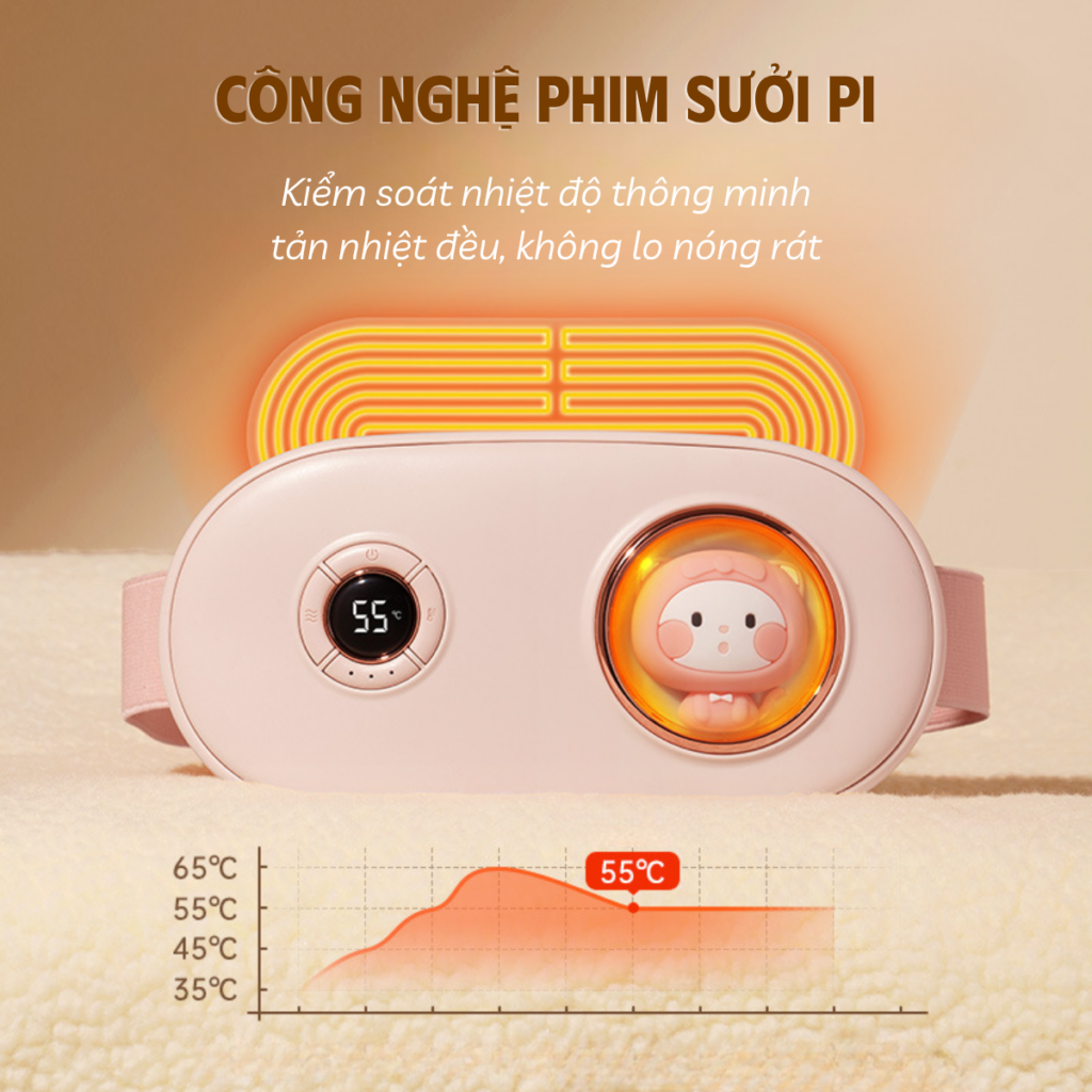 Máy Massage Giảm Đau Bụng Kinh  Belly Warmer