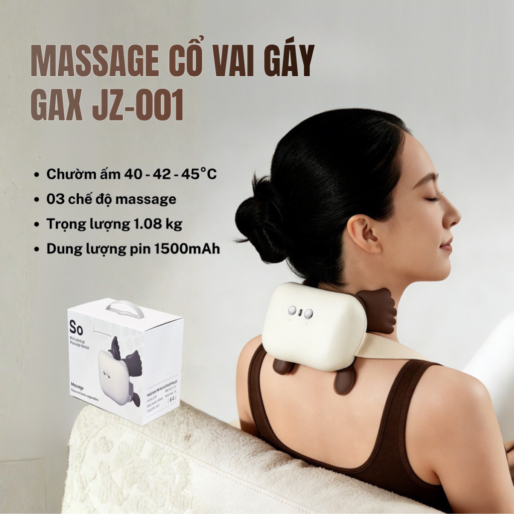 Máy massage cổ vai gáy - quà tặng ý nghĩa cho bố mẹ