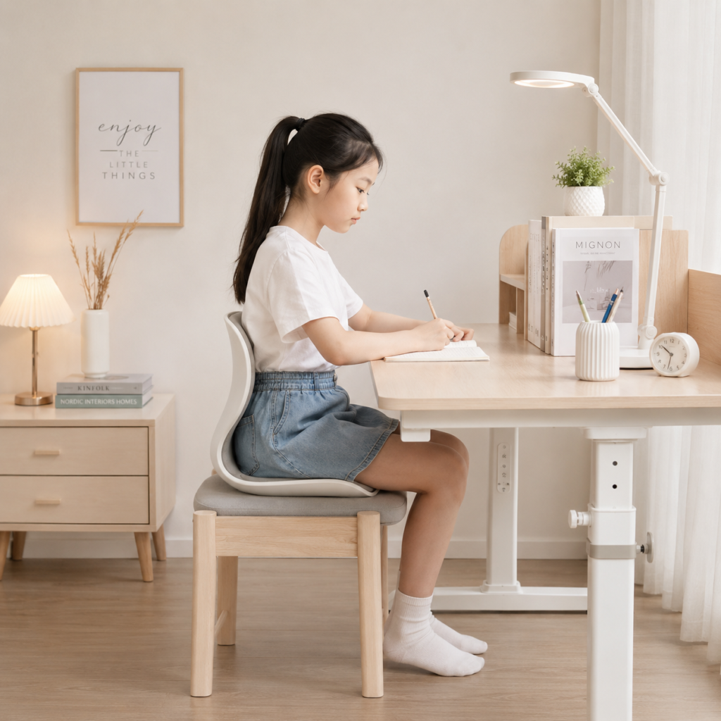 Các tiêu chí chọn ghế tựa lưng công thái học đúng cho học sinh mùa thi