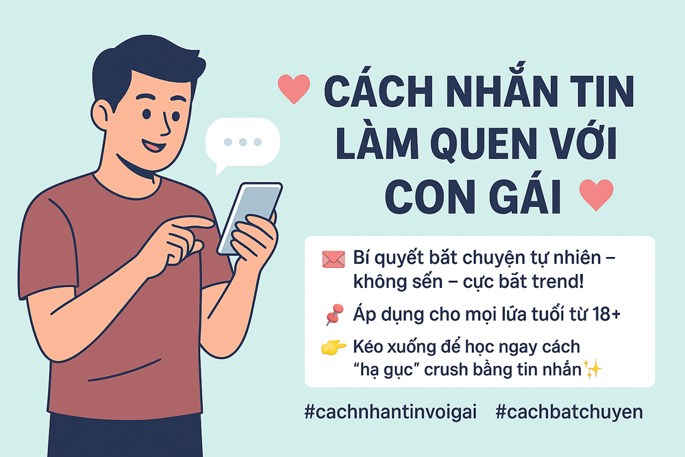 bí kíp tán gái bằng tin nhắn
